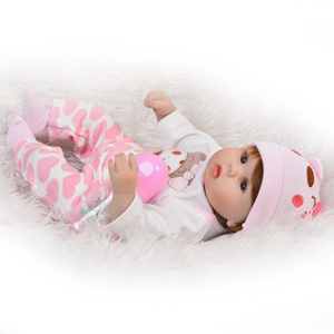 عروسک نوزاد دختر 43 سانتی مدل Reborn Lifelike Baby Girl Doll ZY605743_اسباب بازی